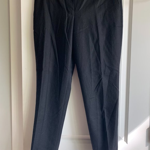 JCrew Cuffed Wool Cafe Capris Trousers Pants Unlined Sz 6 | OBO OFFERS WELCOME - Picture 4 of 7